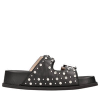 Mules in pelle 