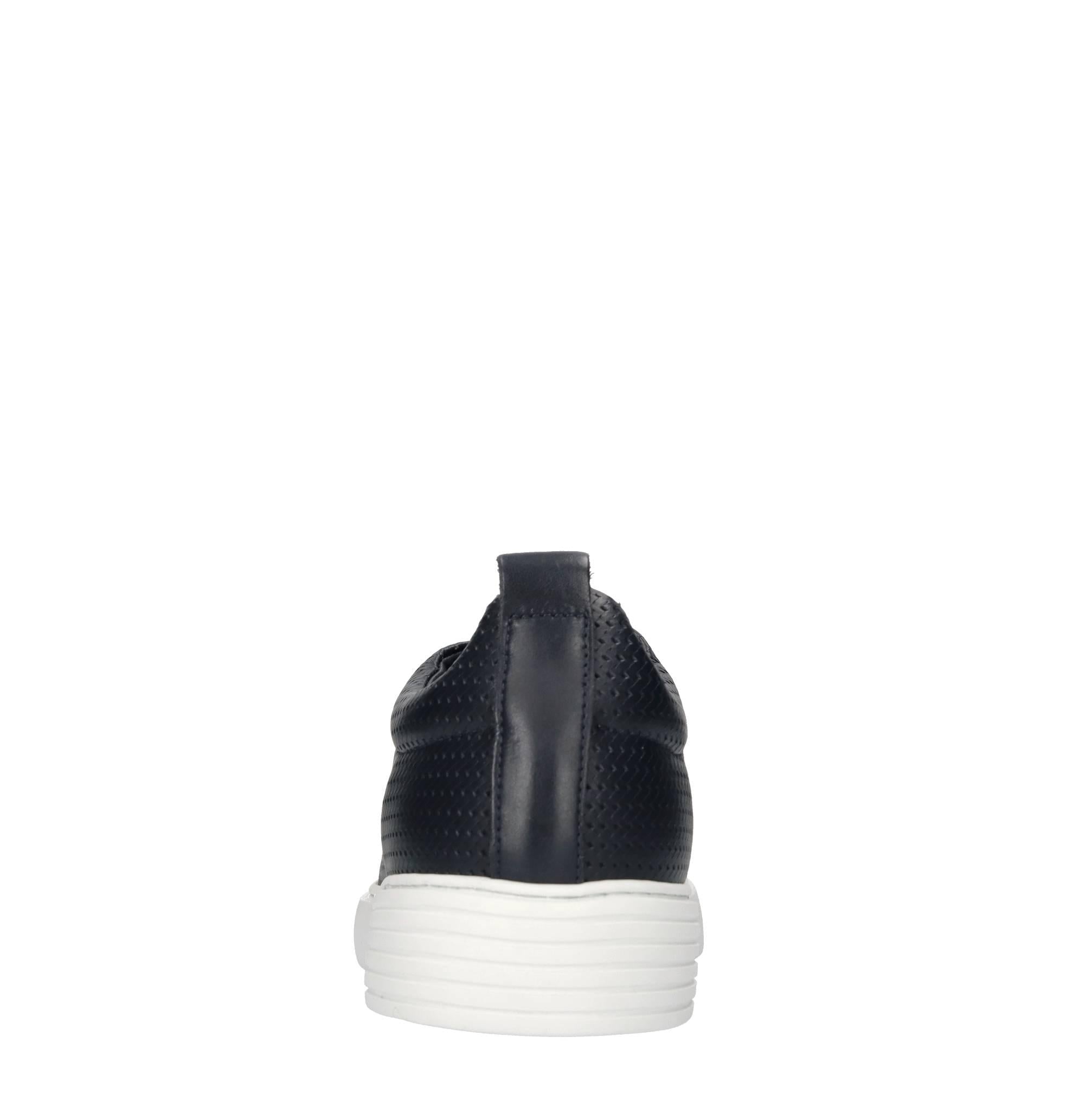 Slip-on in pelle e camoscio 