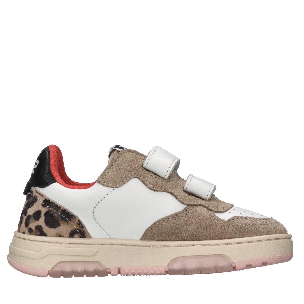 Sneakers in pelle e camoscio 
