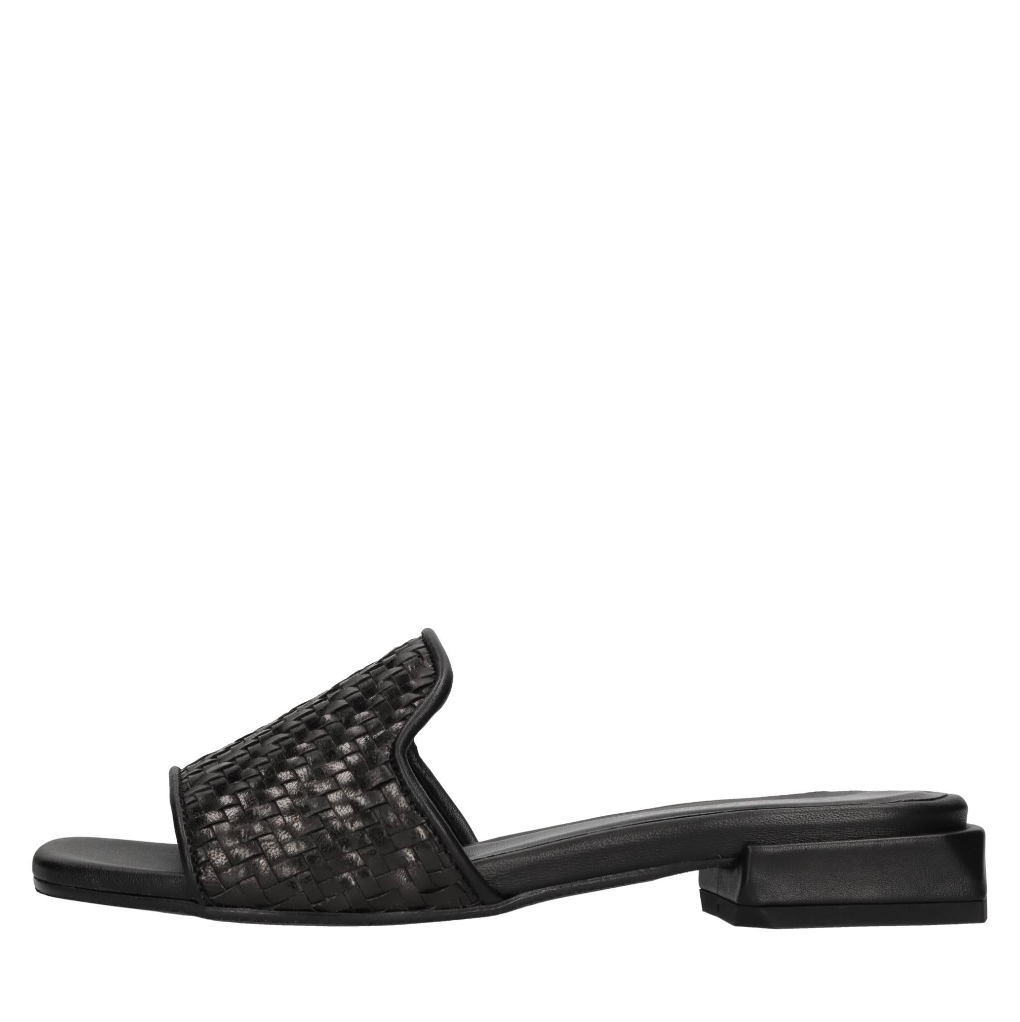 Mules in pelle 