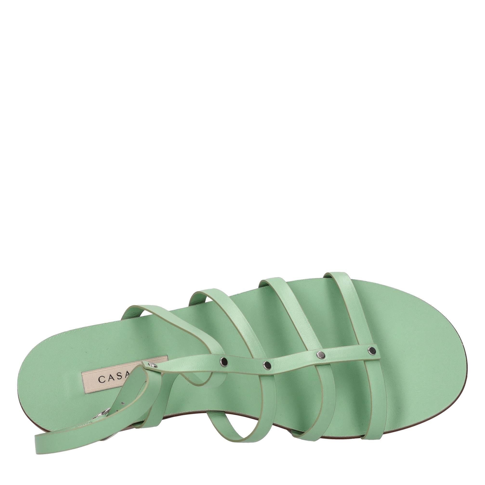 Sandali flat Florence in pelle 