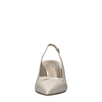 Décolleté slingback blade in pelle 