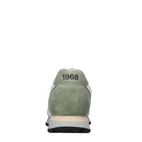 Sneakers in camoscio pelle e tessuto 