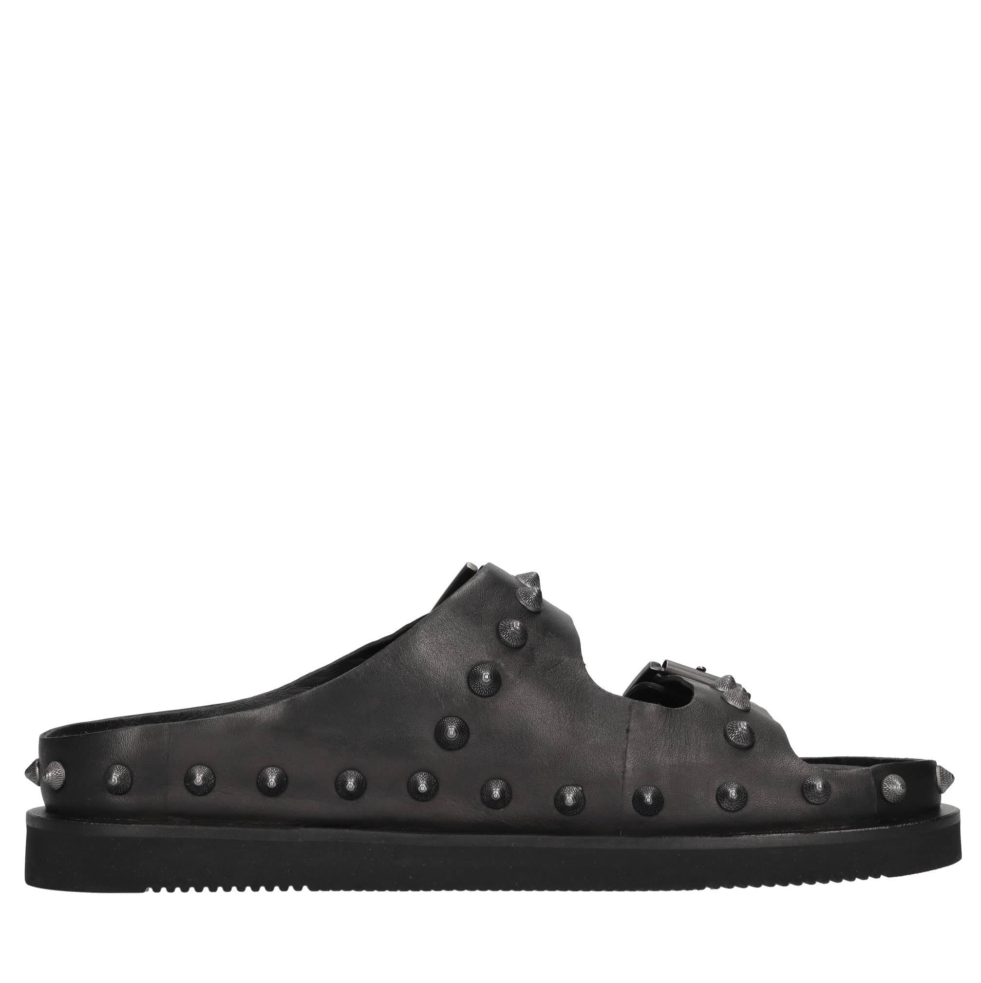 Mules in pelle 