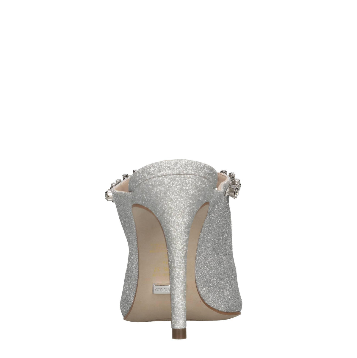 Mules in glitter e applicazioni 