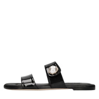 Sandali flat in pelle 