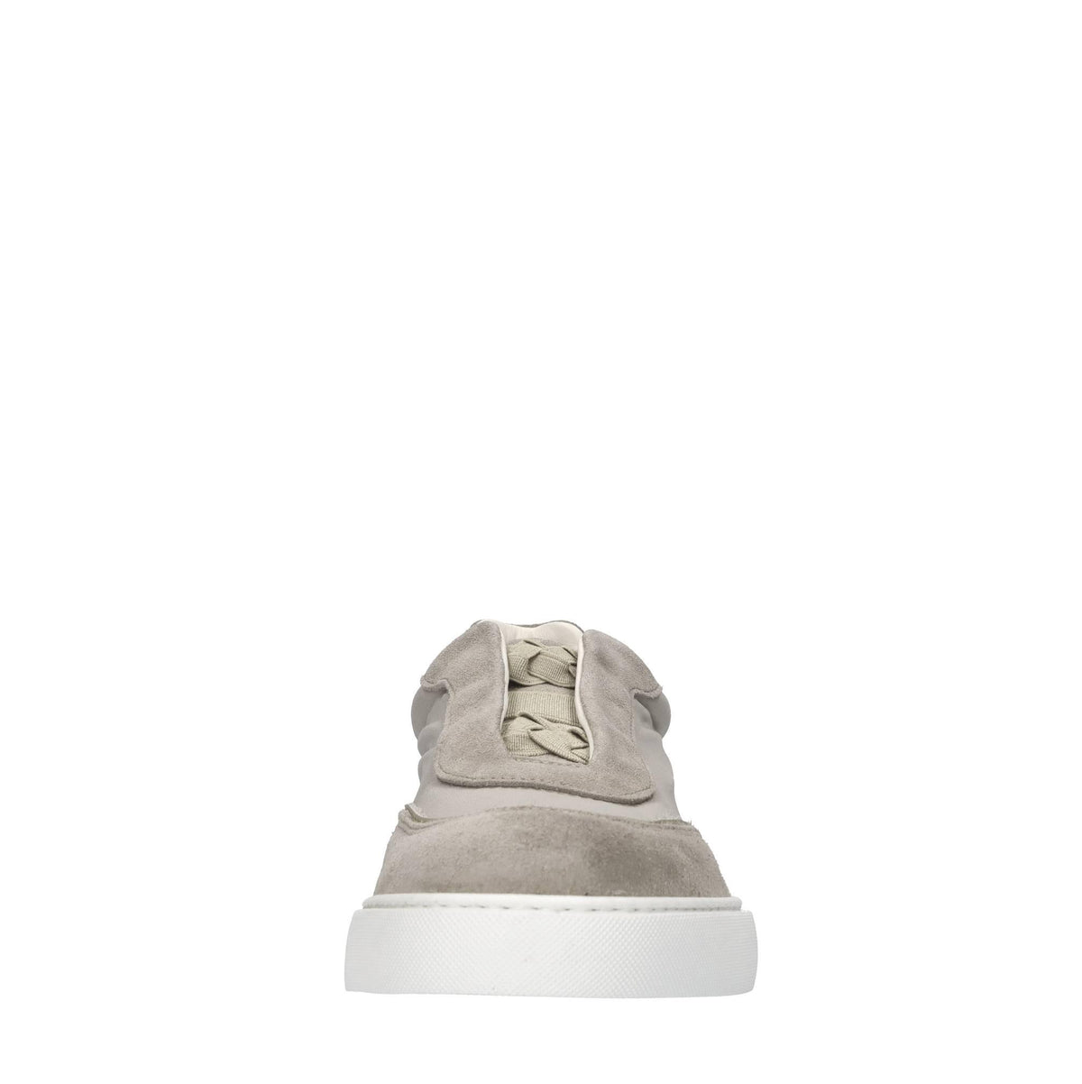 Slip-on in camoscio e tessuto elasticizzato 