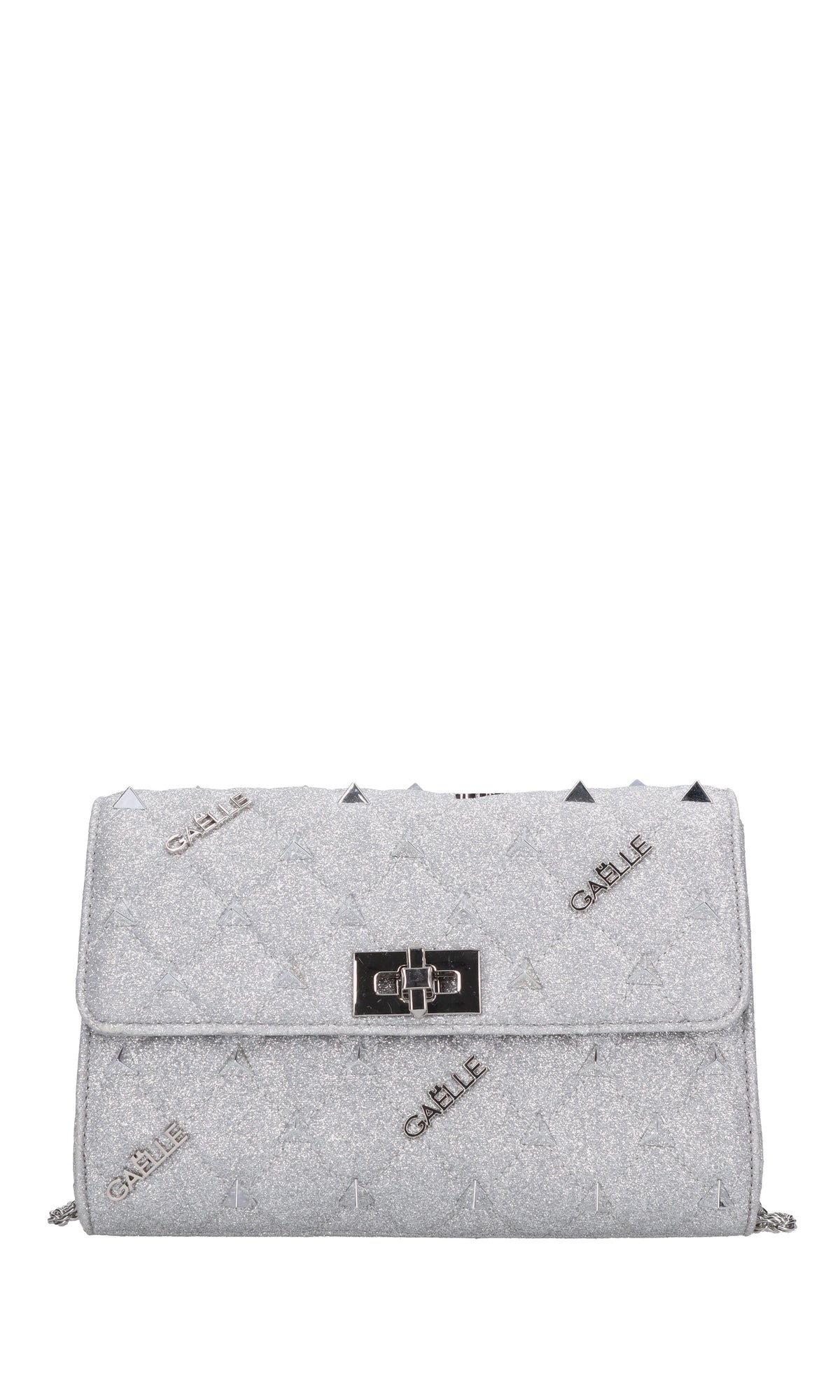 Borsa in tessuto glitterato 