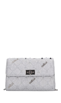 Borsa in tessuto glitterato 