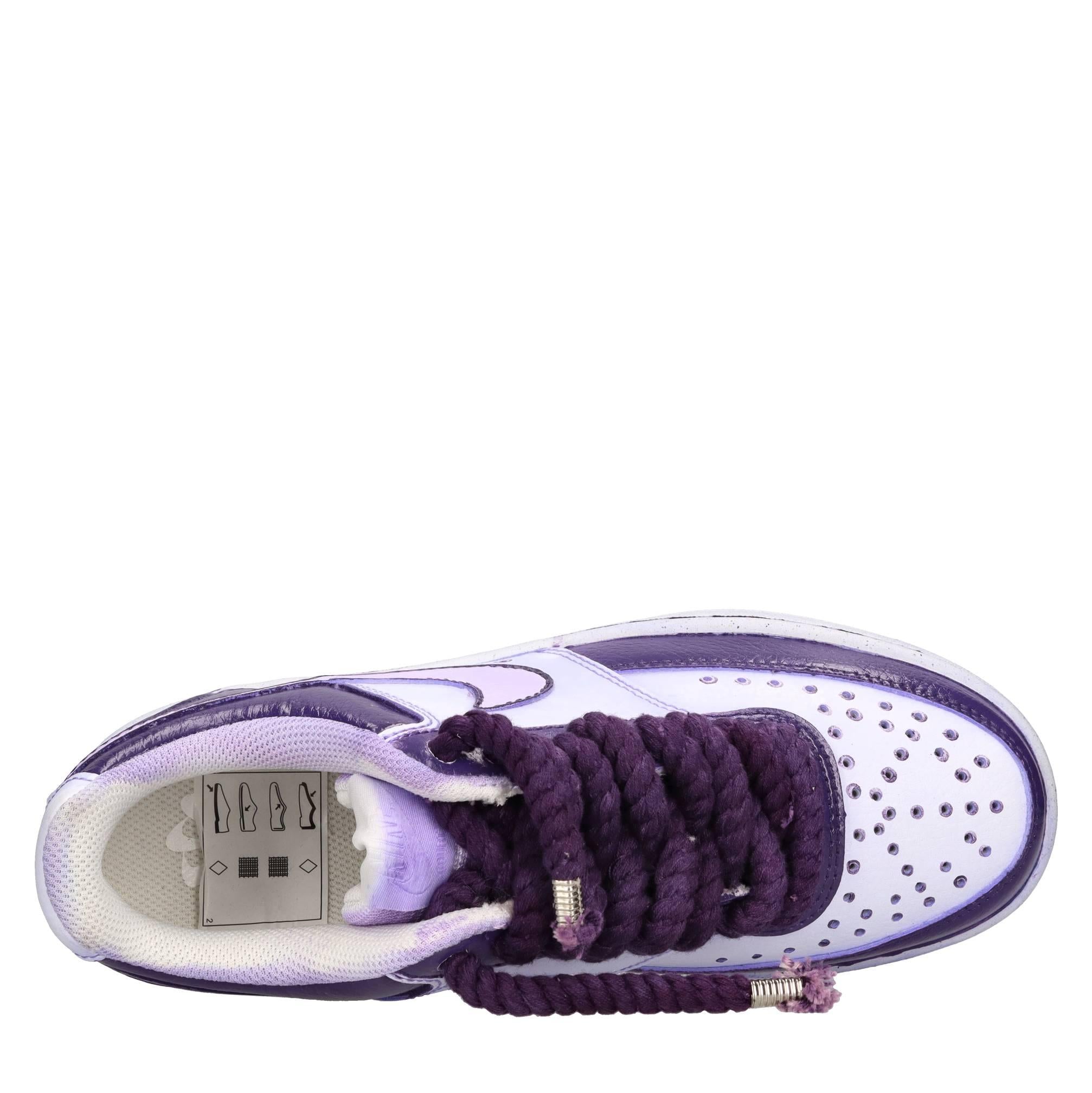 Sneakers in ecopelle e tessuto 