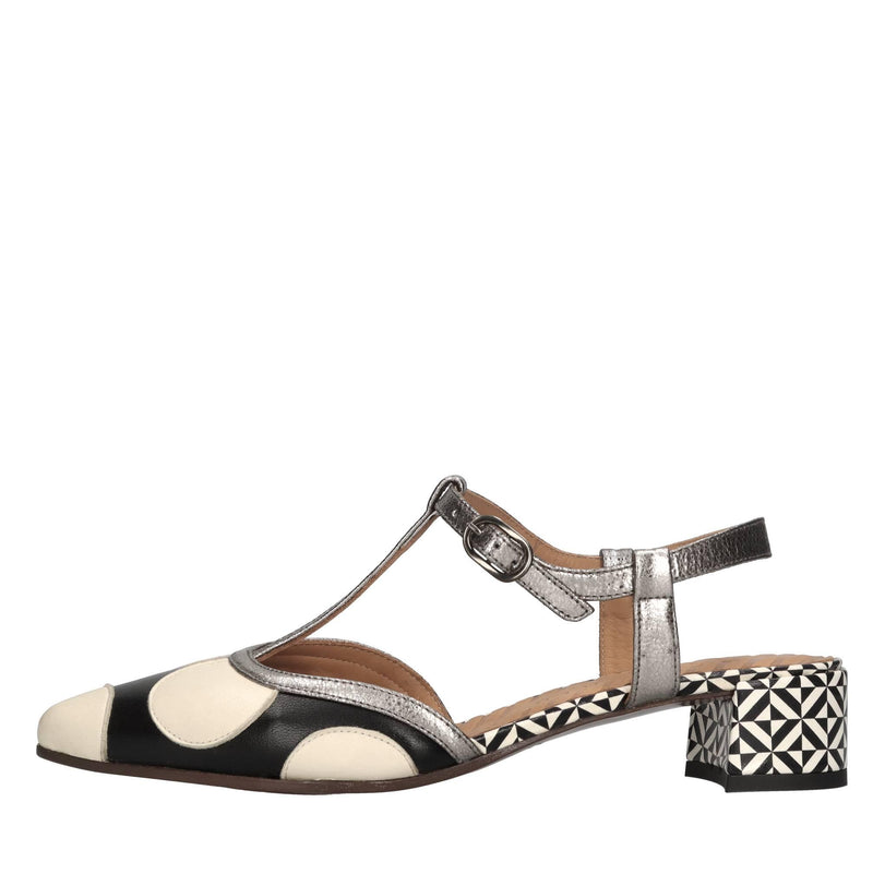 Décolleté slingback Hamel in pelle 
