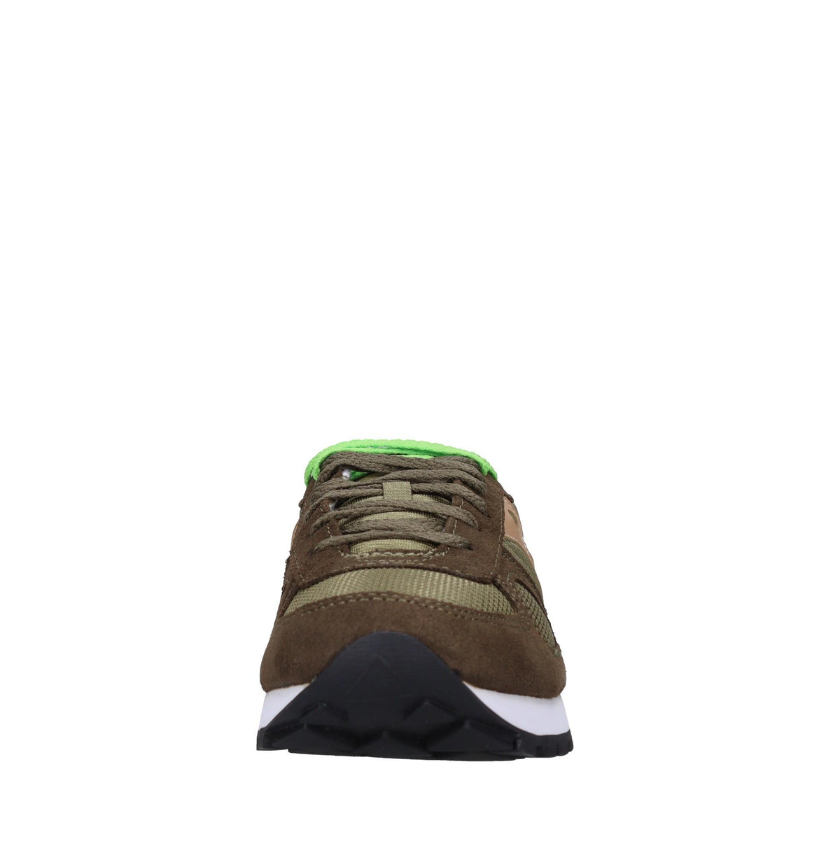 Sneakers in camoscio e tessuto 