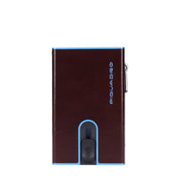 Portafoglio e porta carte di credito in pelle 