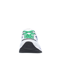 Sneakers in camoscio pelle e tessuto 