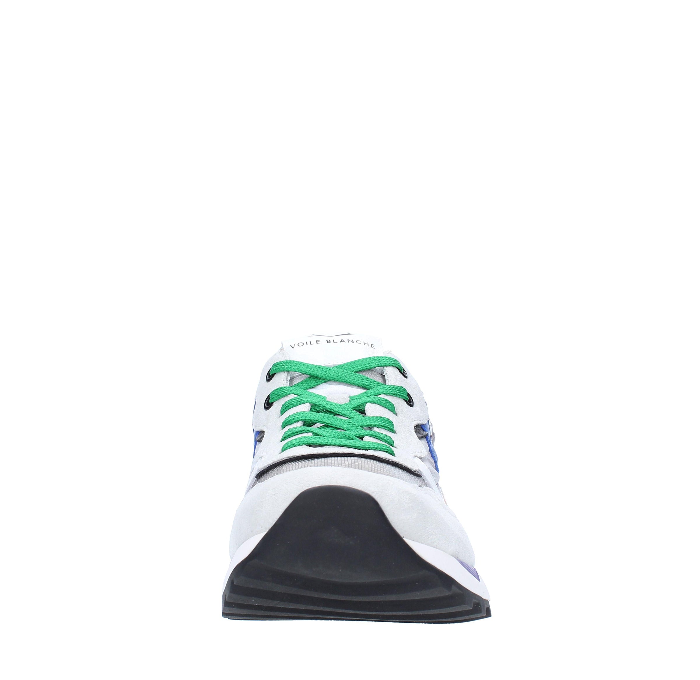 Sneakers in camoscio pelle e tessuto 