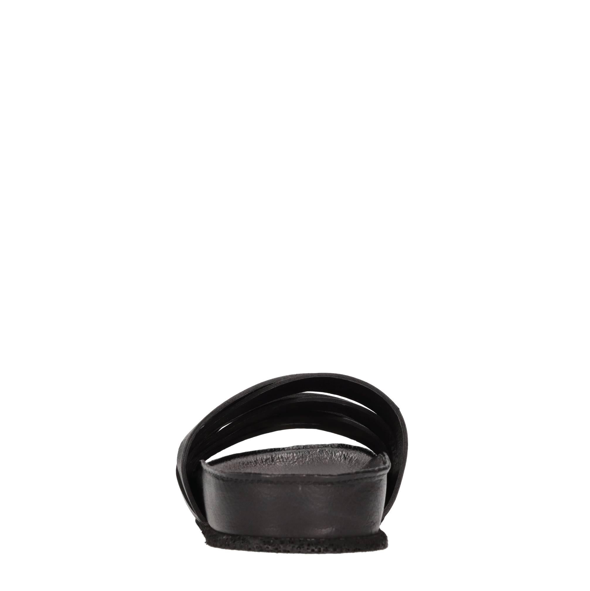 Mules in pelle 