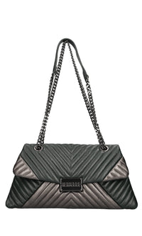 Borsa Alexis Met. in pelle 