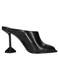 Mules in pelle 