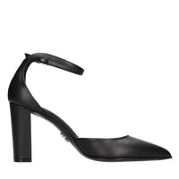 Décolleté slingback in pelle 