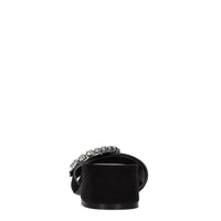 Mules in camoscio e strass 