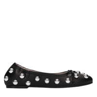 Ballerine in pelle con borchie 