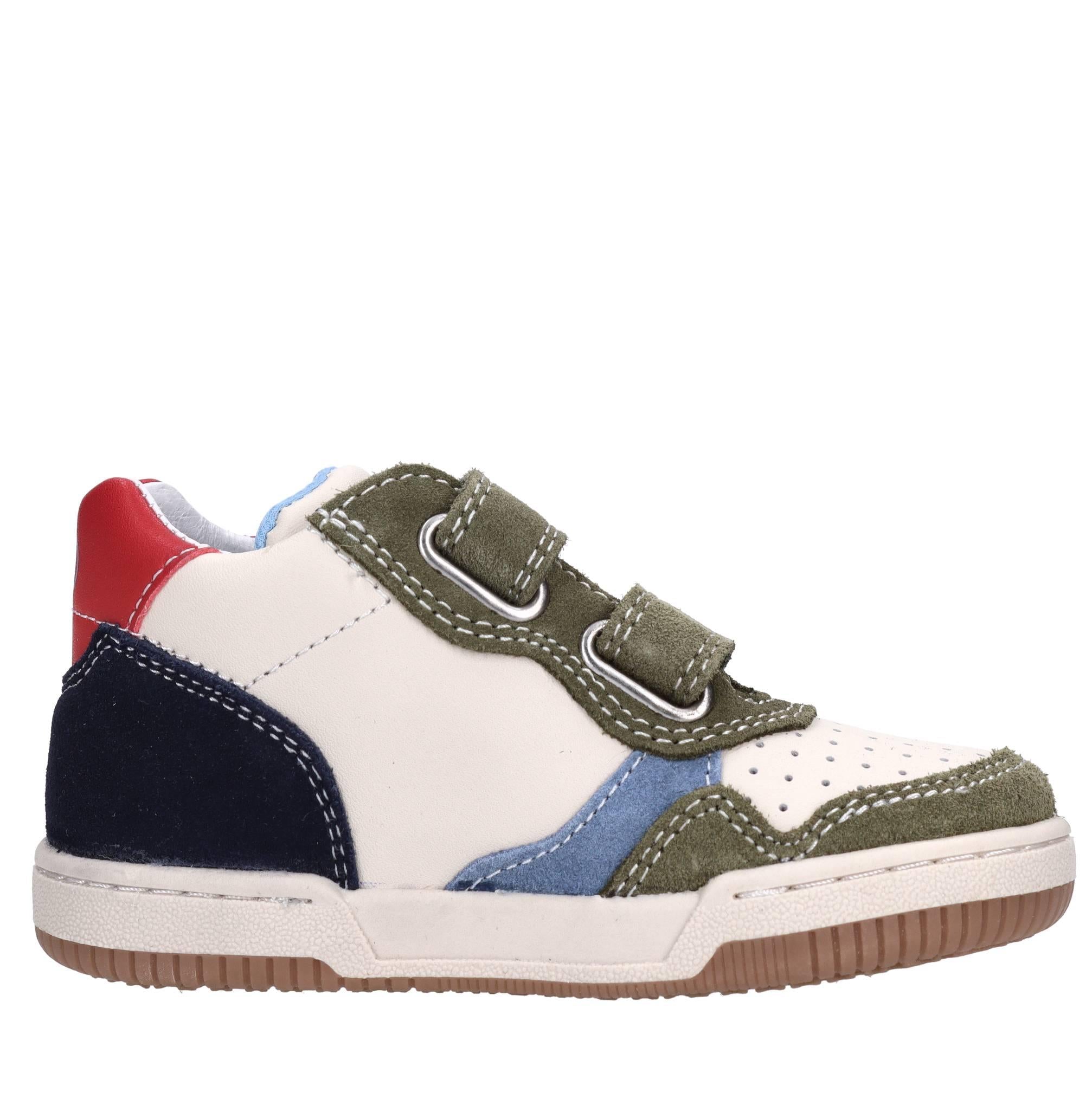 Sneakers in pelle e camoscio 