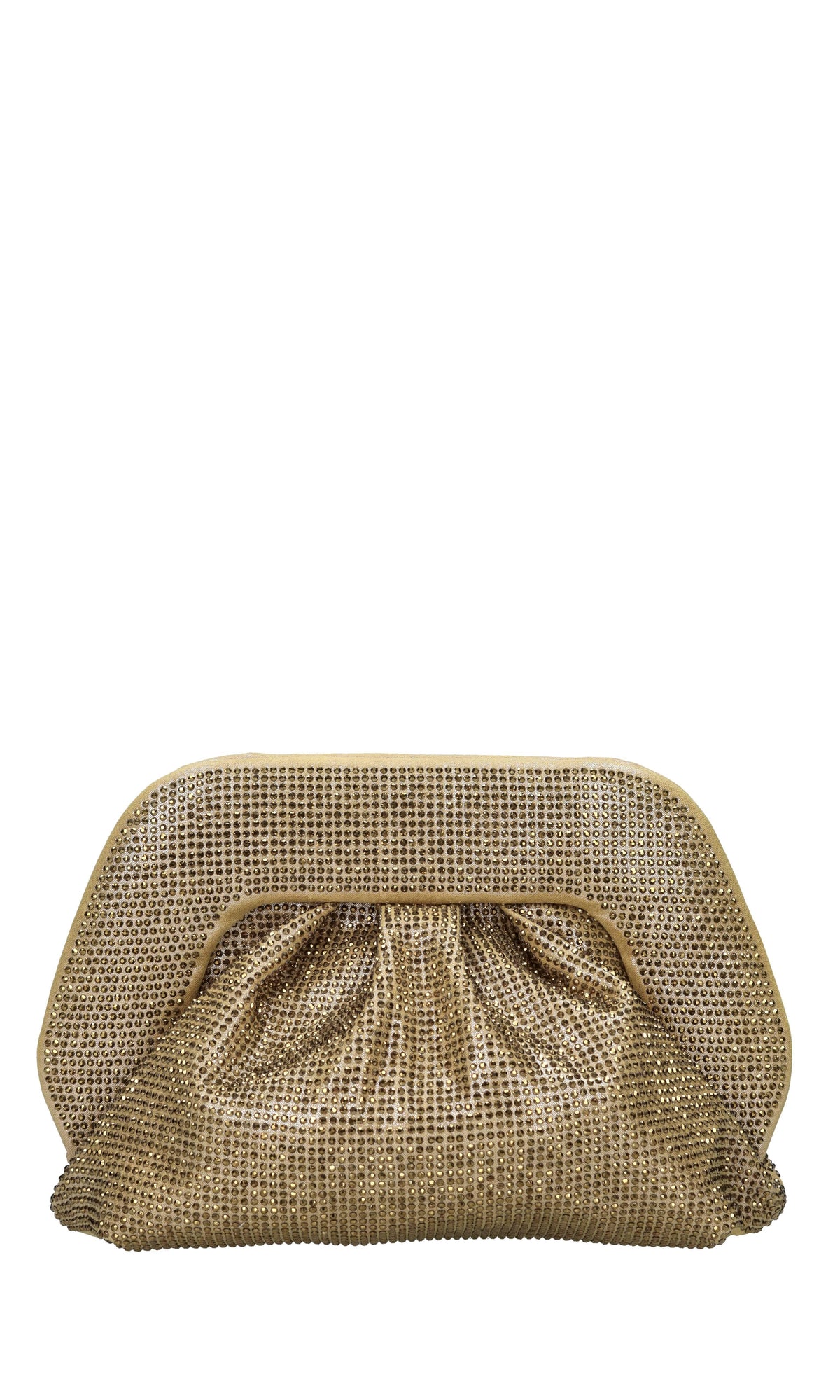Borsa Gea in tessuto e strass 