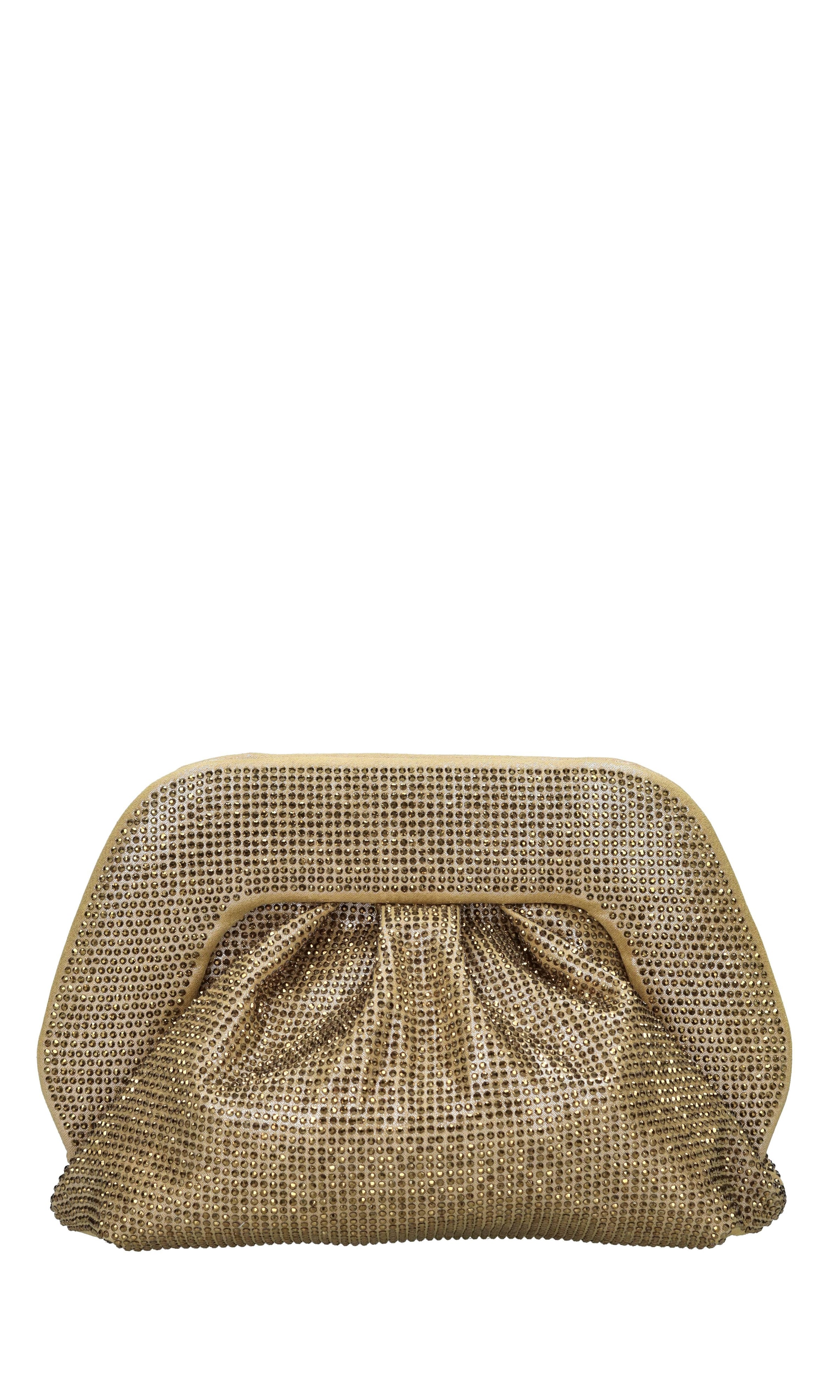 Borsa Gea in tessuto e strass 