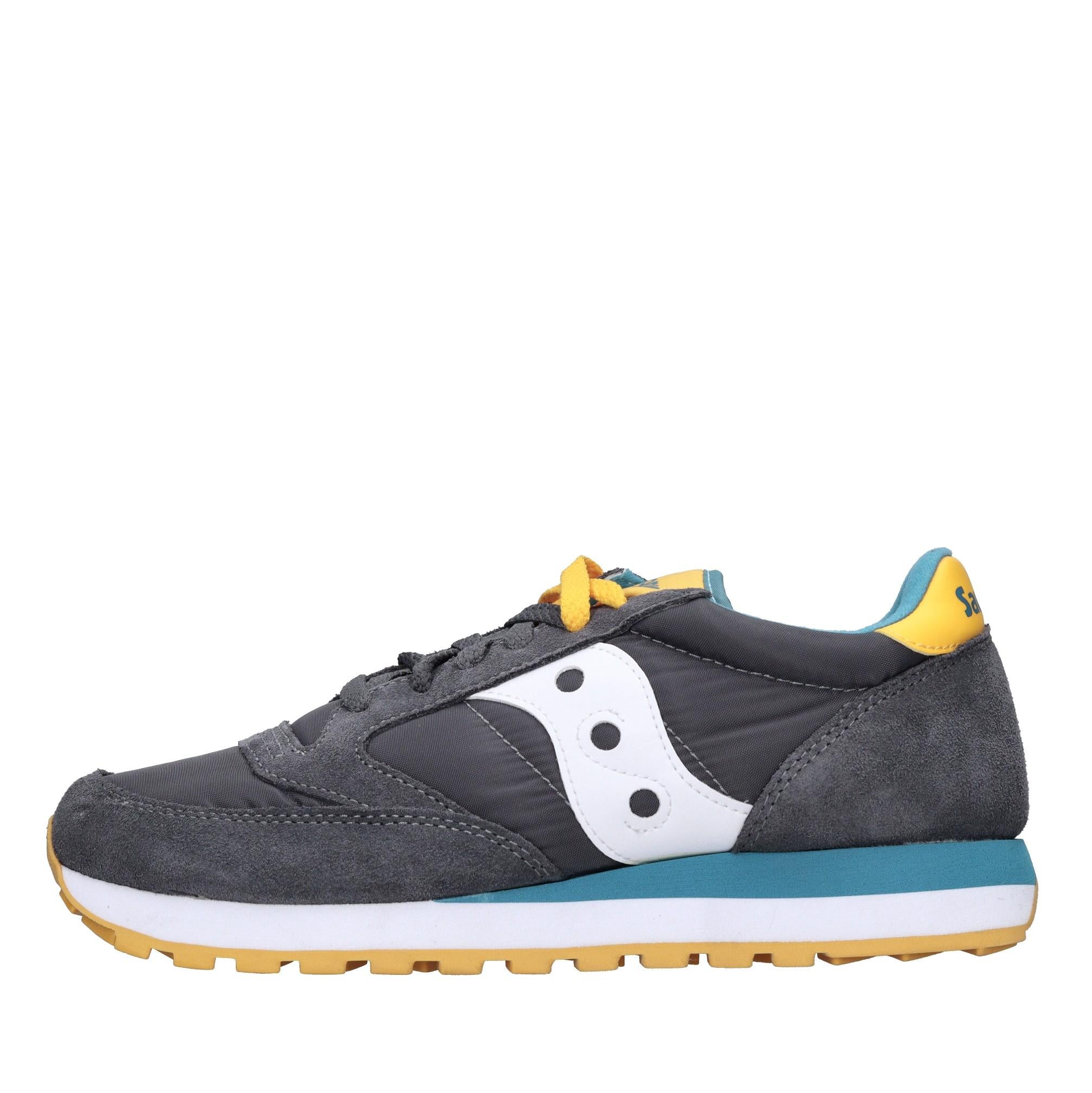 Sneakers in camoscio e tessuto 