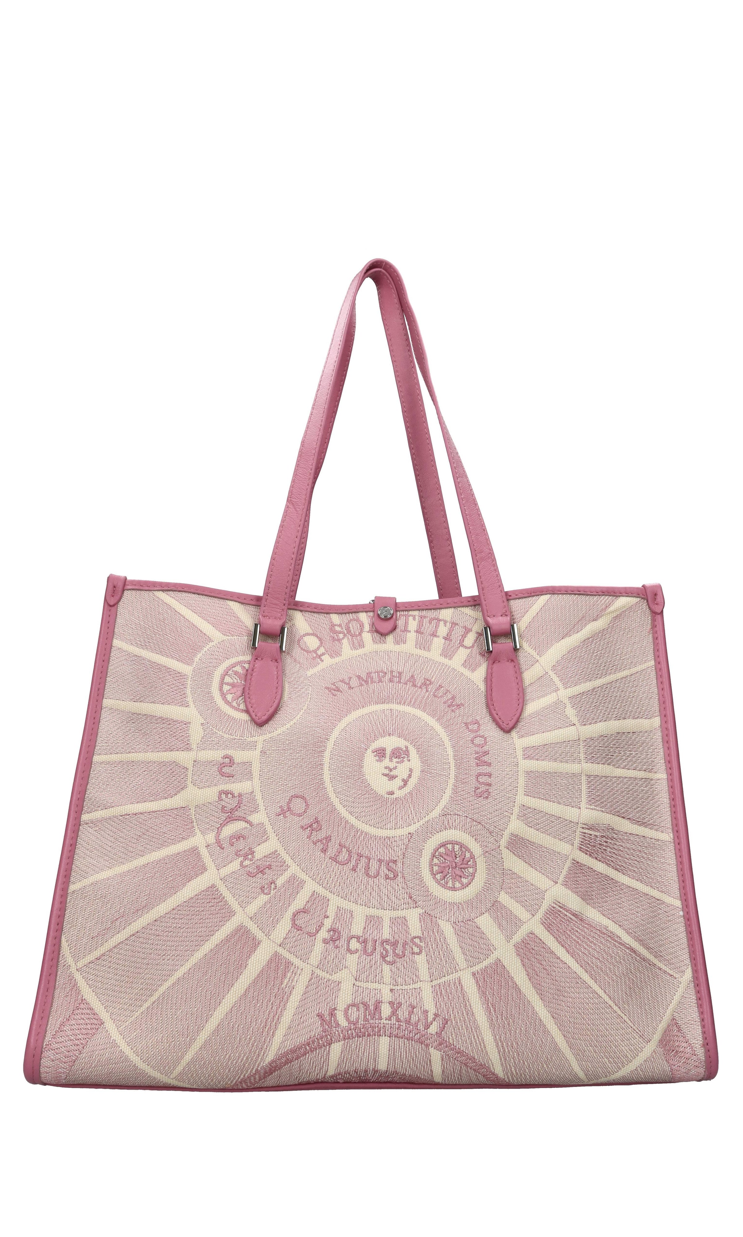 Borsa in tessuto ed ecopelle 