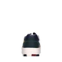 Sneakers in ecopelle e tessuto 