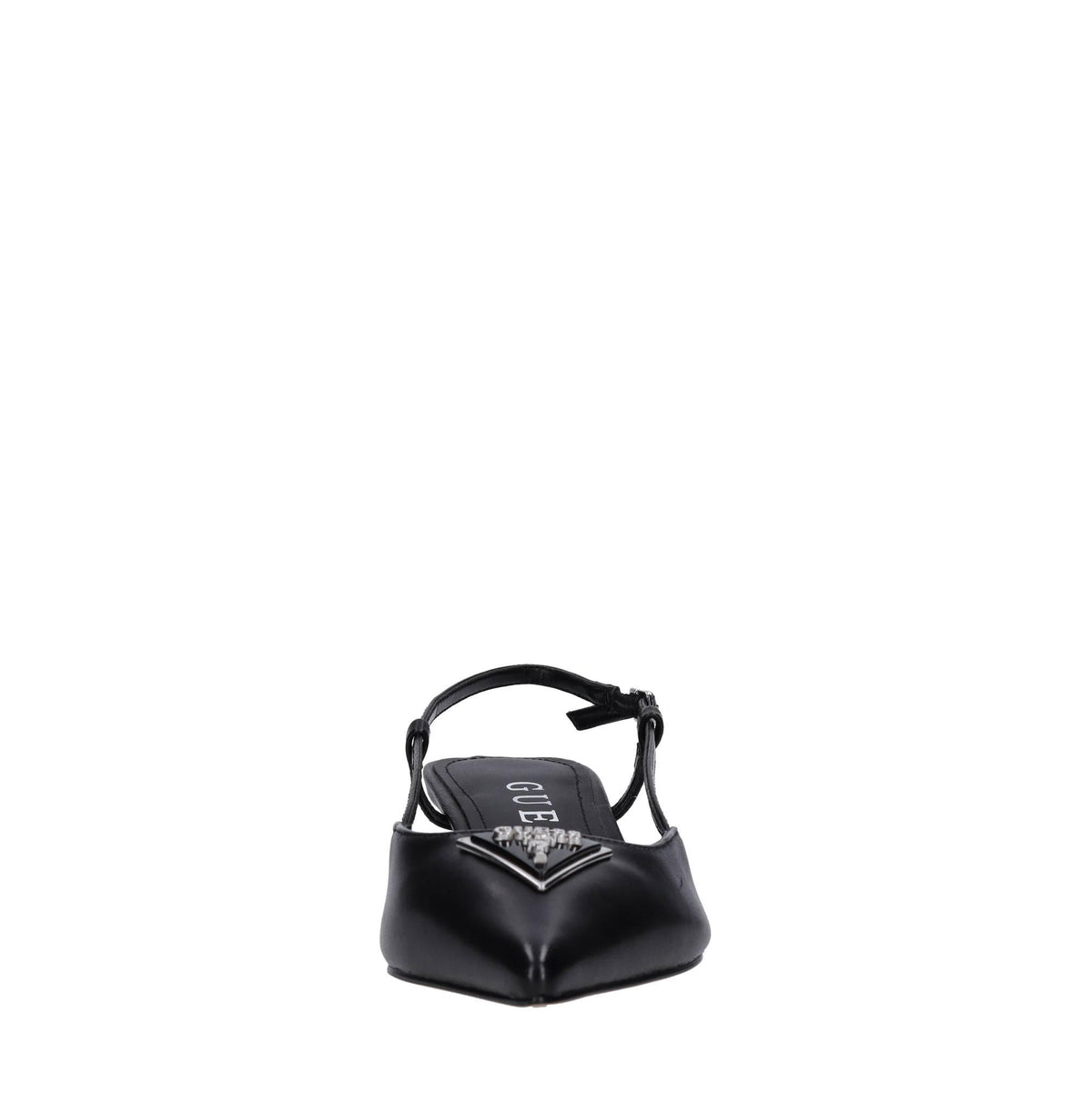 Décolleté slingback in pelle 