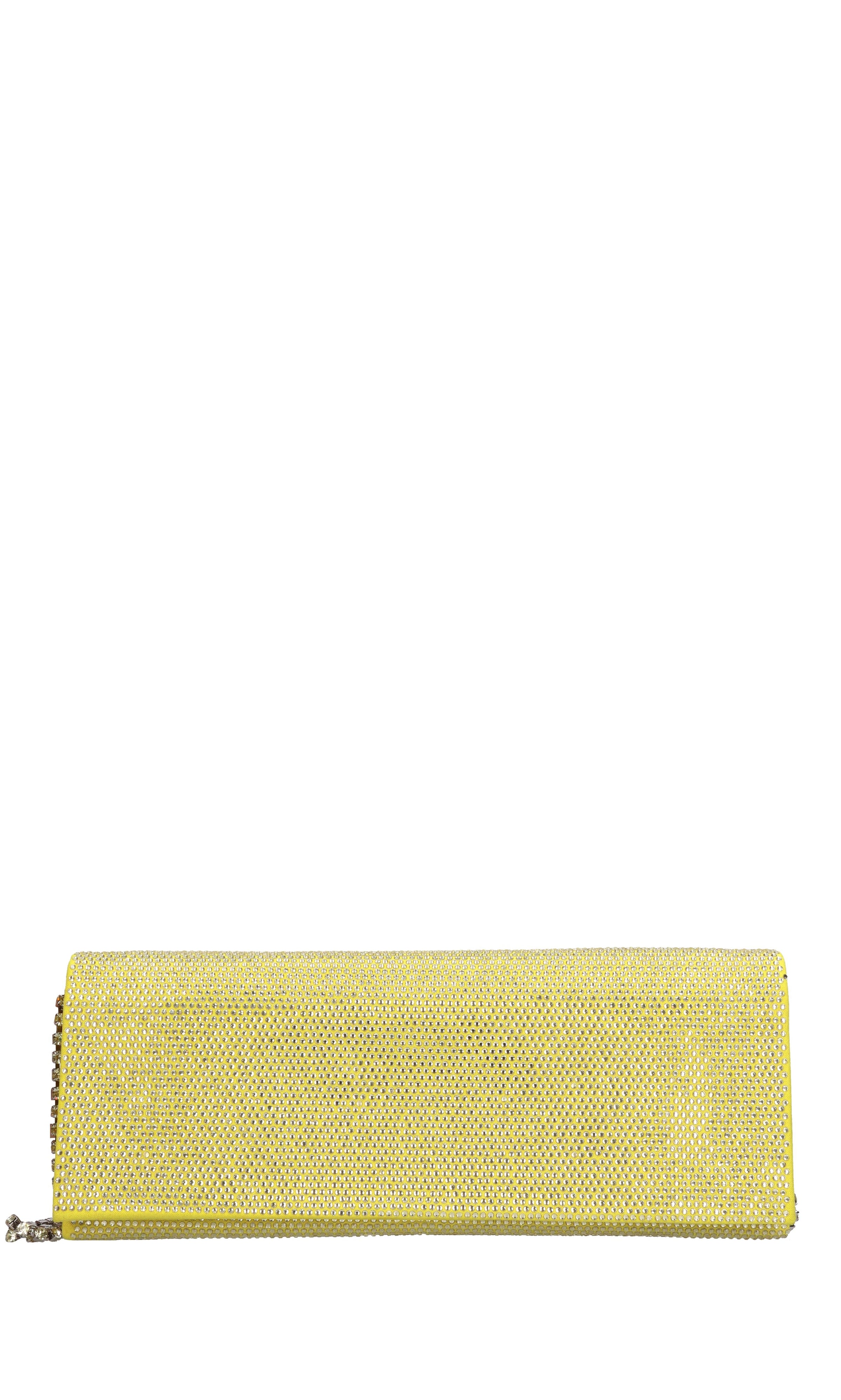 Borsa modello ENVELOPE in camoscio e strass 