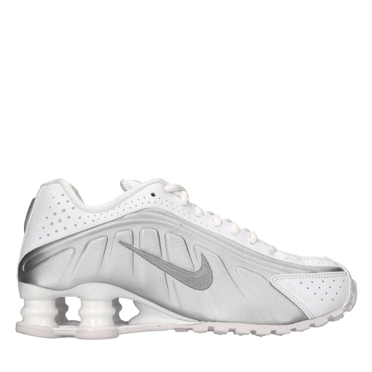 Sneakers in ecopelle e tessuto 