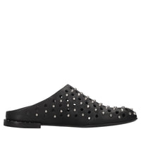 Sabot in pelle e borchie 
