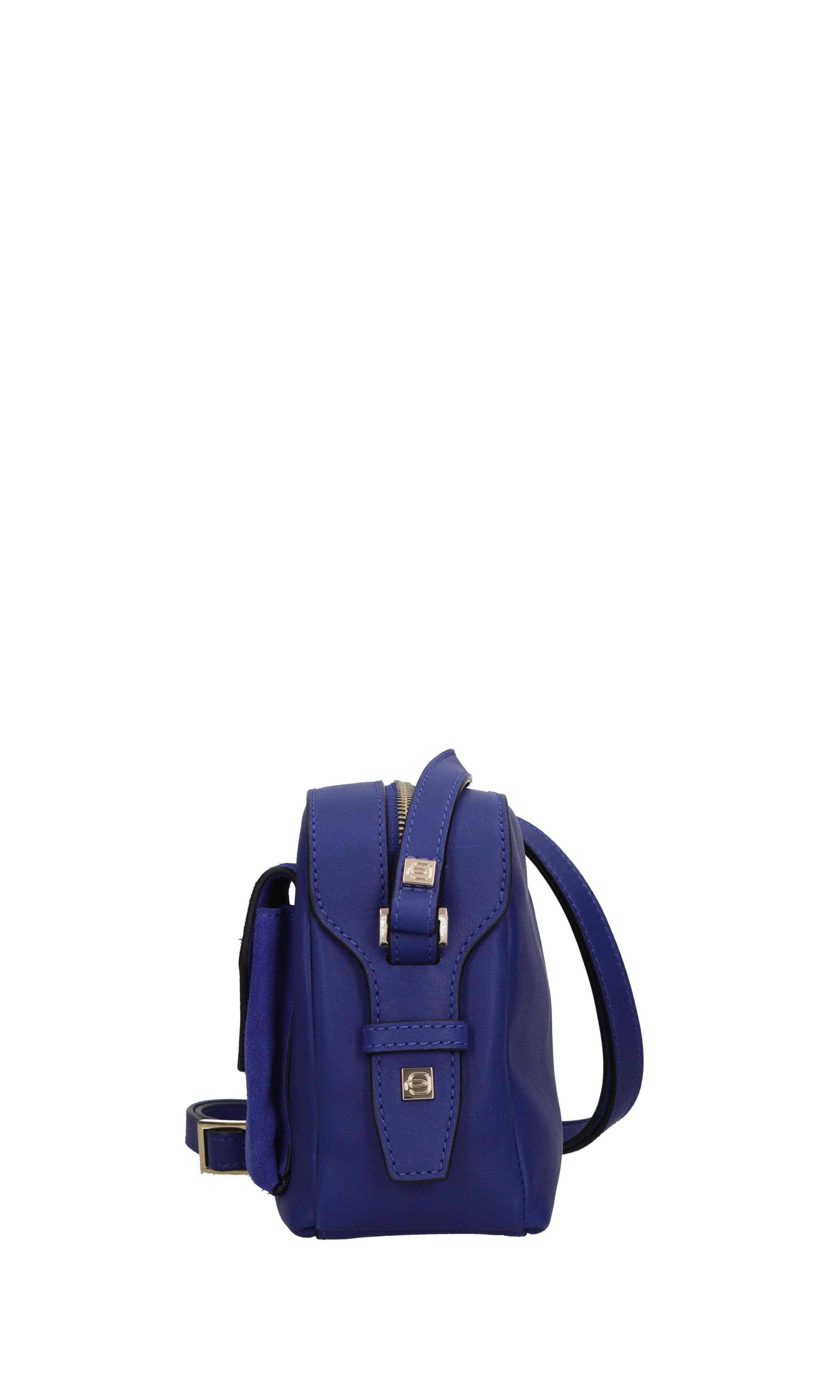 Borsa in pelle e camoscio 