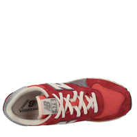 Sneakers in camoscio e tessuto 