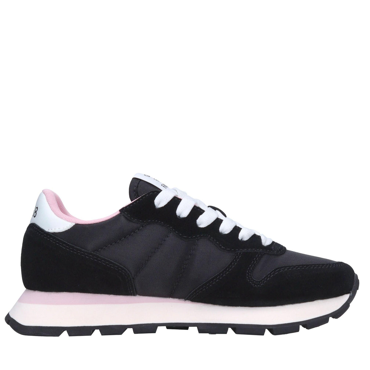 Sneakers in camoscio e pelle 
