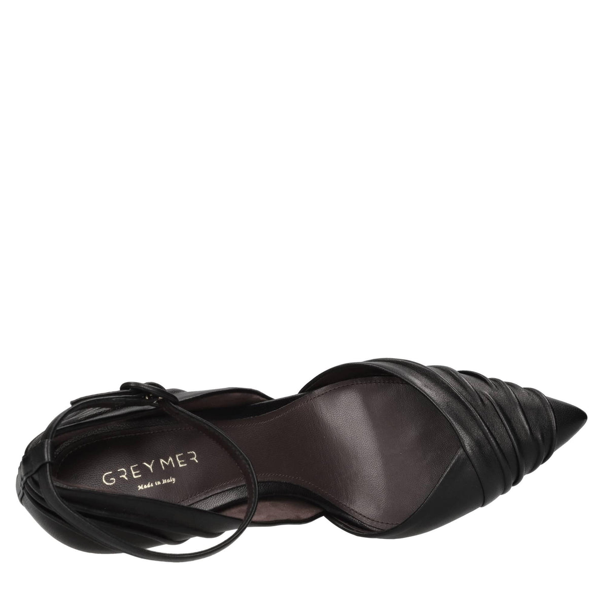 Décolleté slingback in pelle 