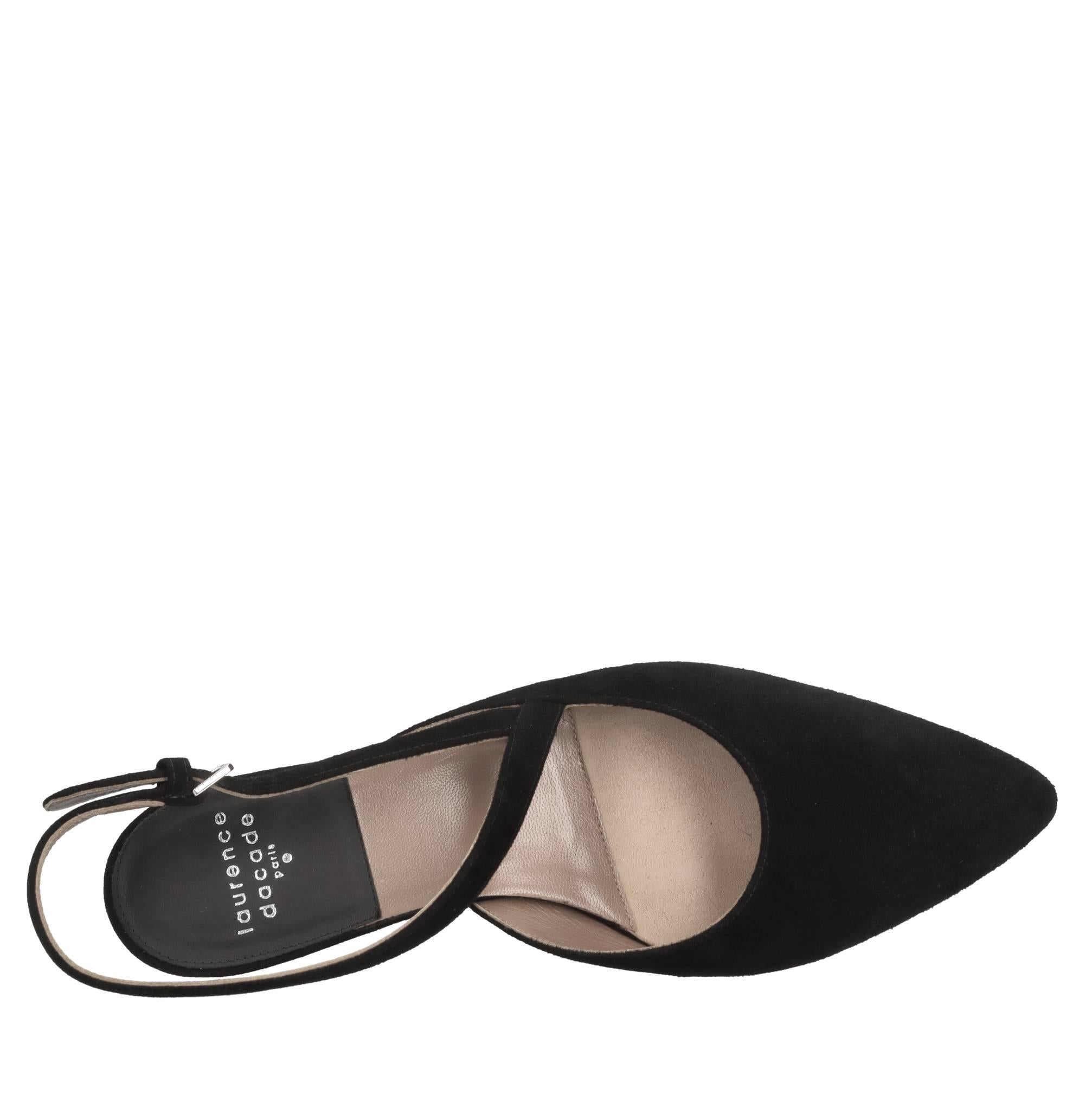 Ballerine slingback Anael in camoscio 