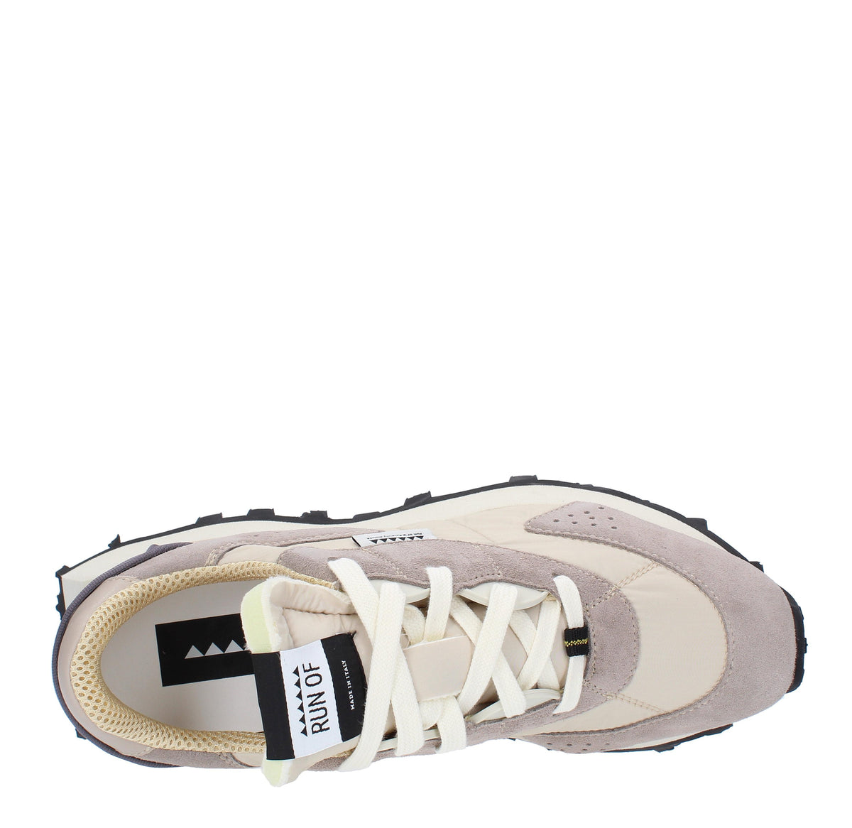 Sneakers modello 40282 RUN OF in pelle camoscio e tessuto 