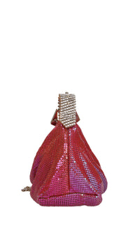 Borsa mini modello jill in maglia metallica 
