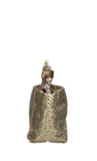 Borsa Jessye in tessuto e strass 