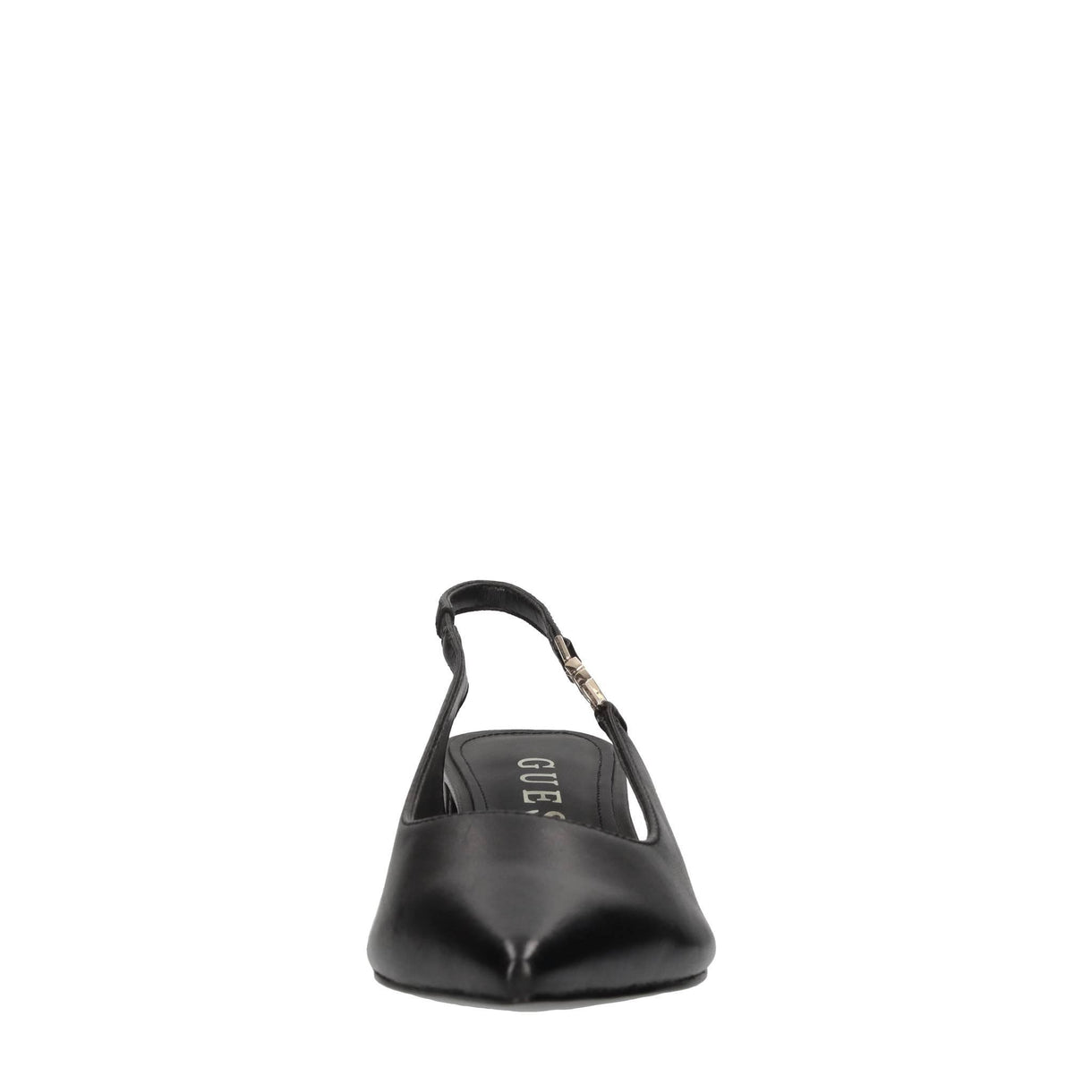 Décolleté slingback in pelle 