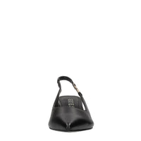Décolleté slingback in pelle 