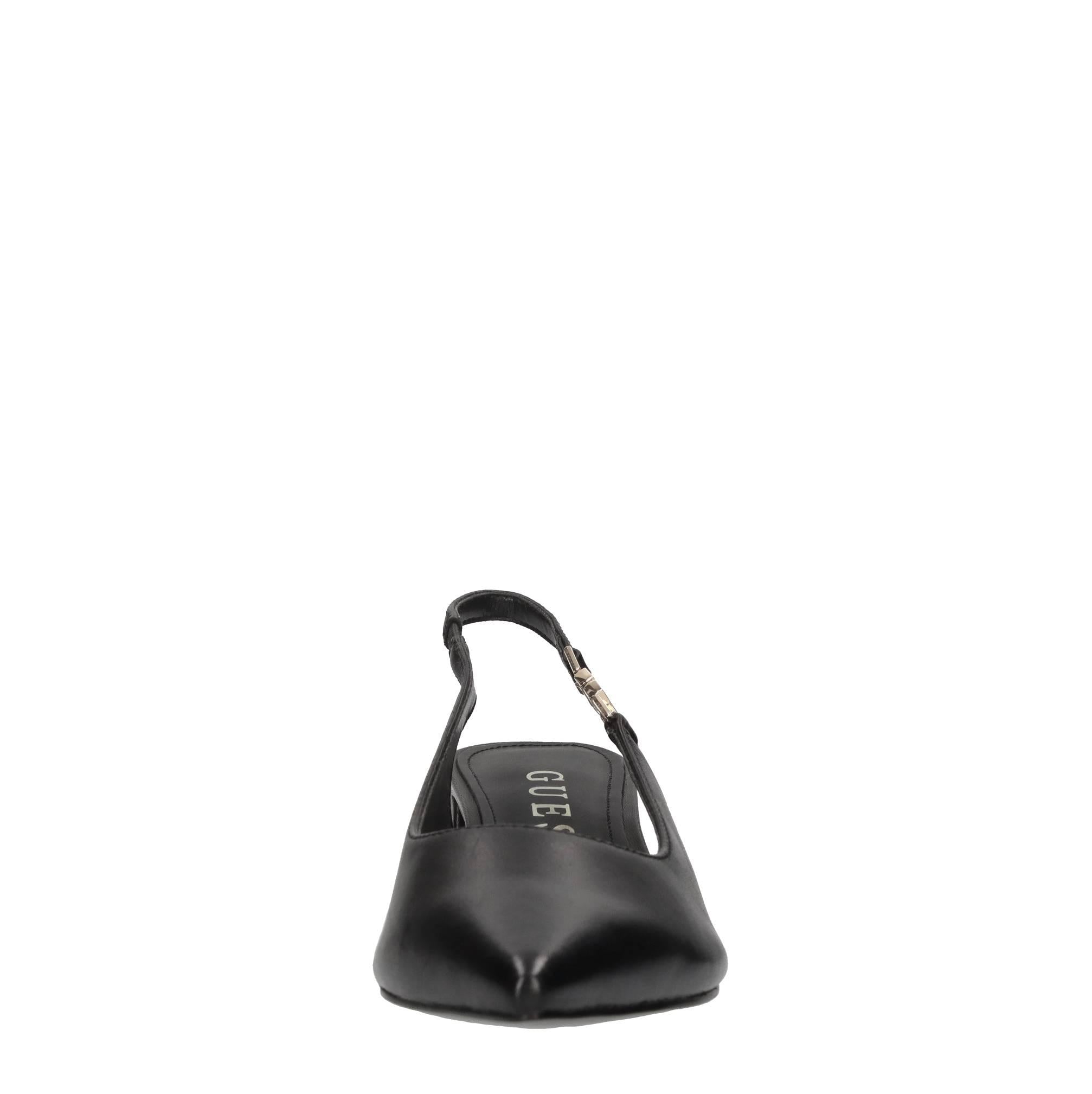 Décolleté slingback in pelle 