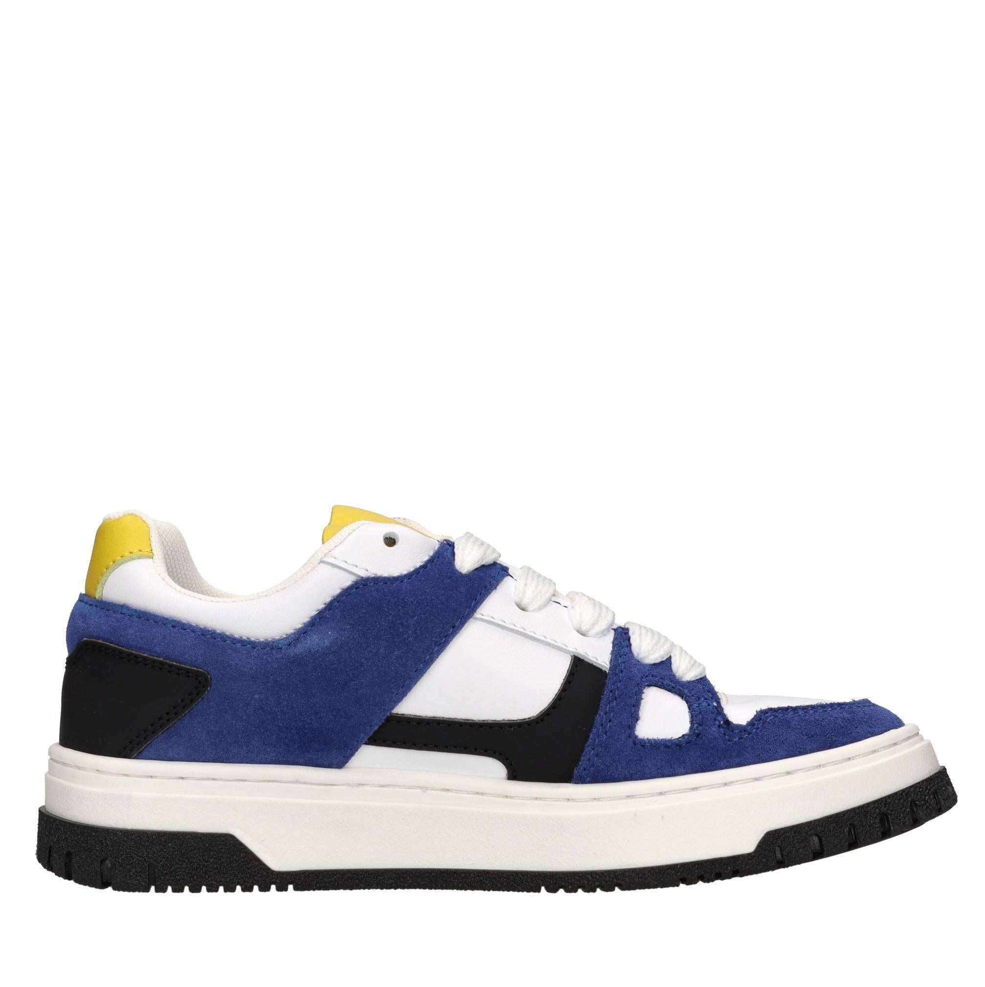 Sneakers in pelle e camoscio 