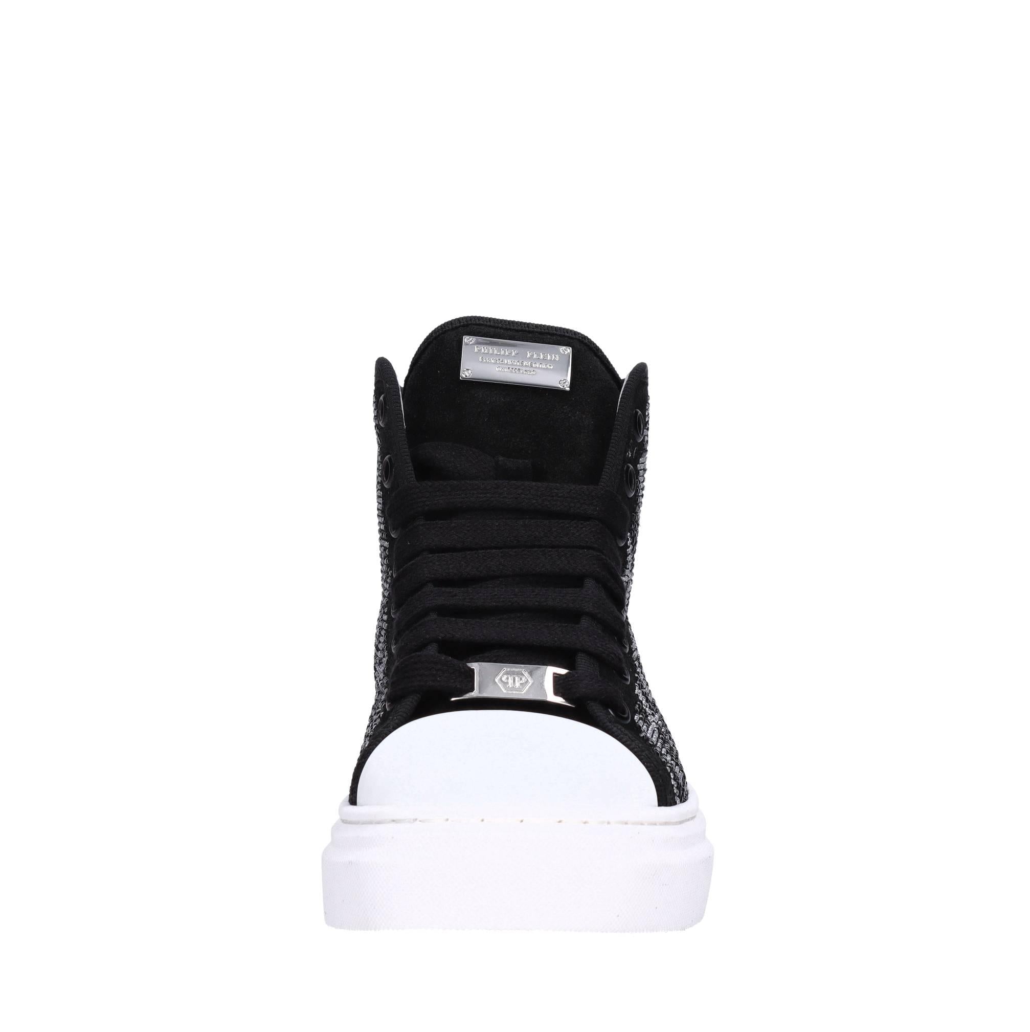 Sneakers in camoscio e strass 