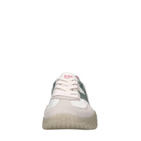 Sneakers in camoscio ecopelle e tessuto 