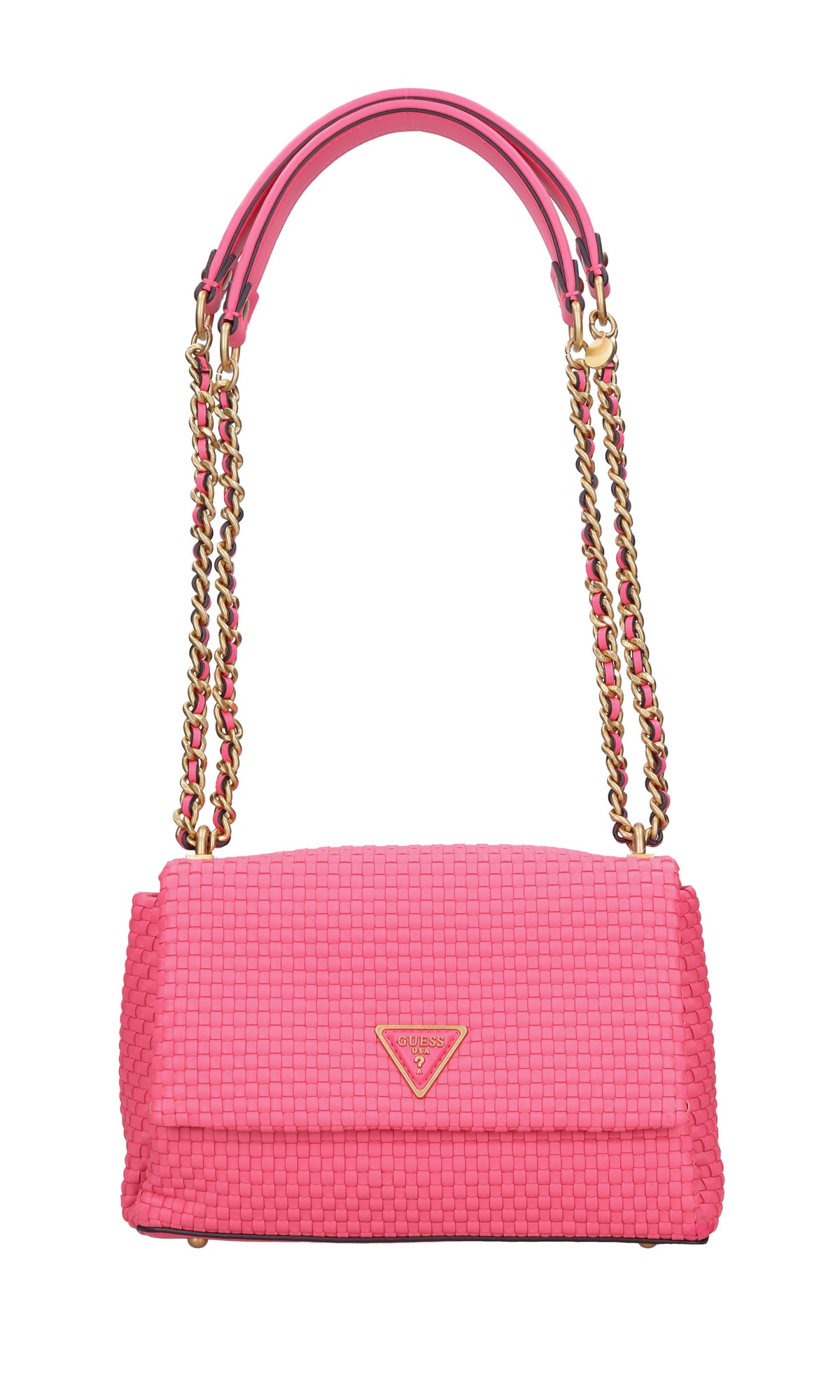 Borsa in ecopelle intrecciata 